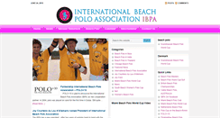 Desktop Screenshot of internationalbeachpoloassociation.com