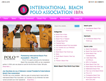 Tablet Screenshot of internationalbeachpoloassociation.com